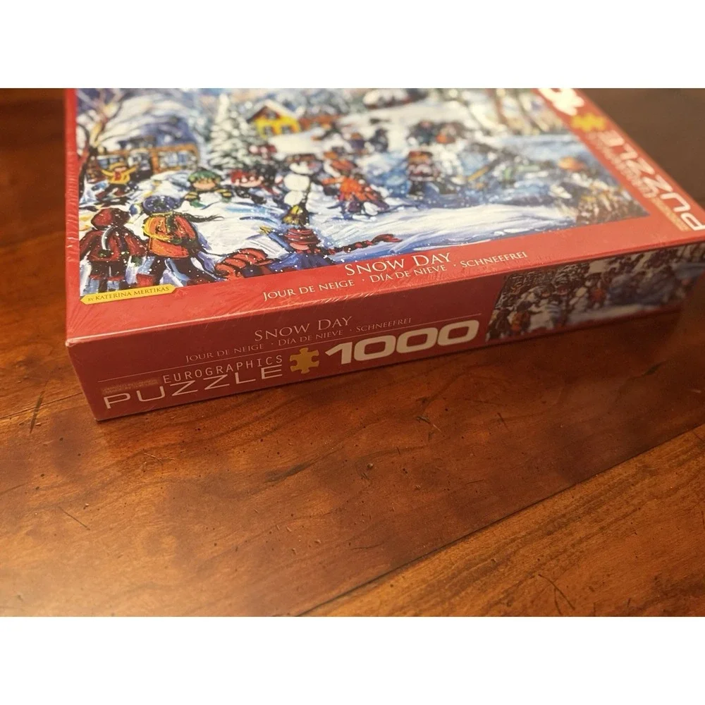 New in Box Eurographics Snow Day 1000 Piece Jigsaw Puzzle‎ Katarina Meritikis